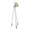 Mod Lighting and Decor Tripod Floor Lamp with Spotlight - 65" - Antique Brass Finish